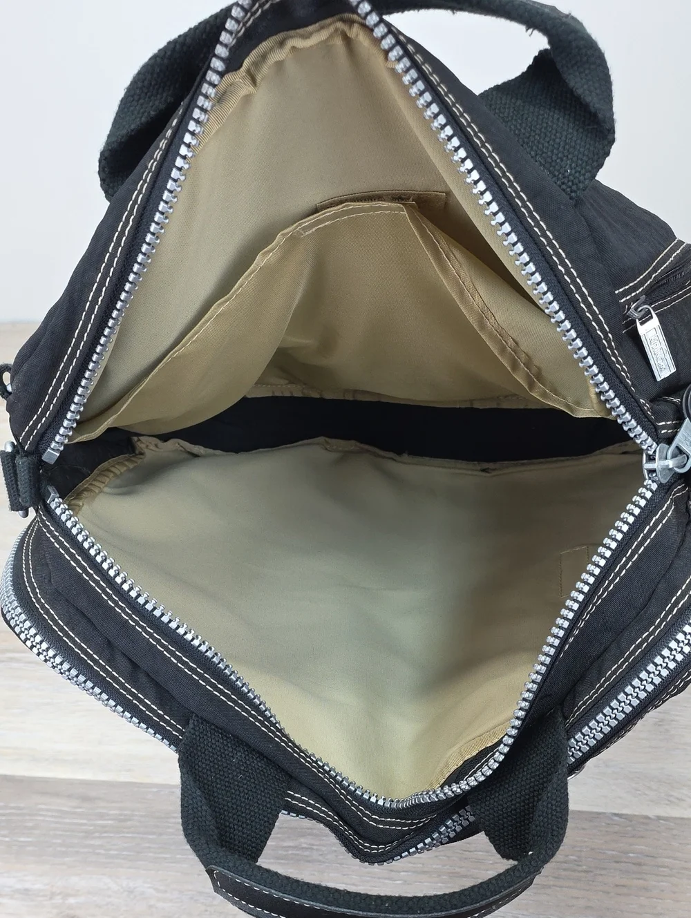 Rare Vintage Kipling Water Resistant Adjustable Backpack/Laptop Bag Briefcase